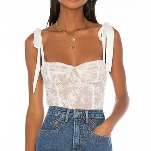 Sold For love & lemons dolly bustier top